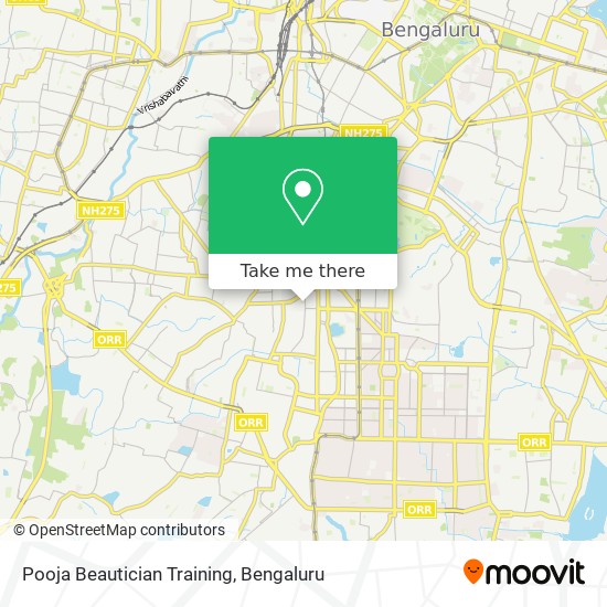 Pooja Beautician Training map