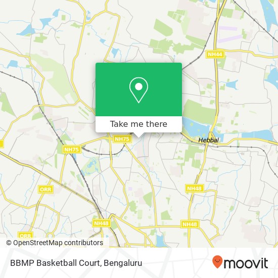 BBMP Basketball Court map