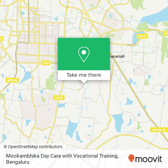 Mookambhika Day Care with Vocational Training map