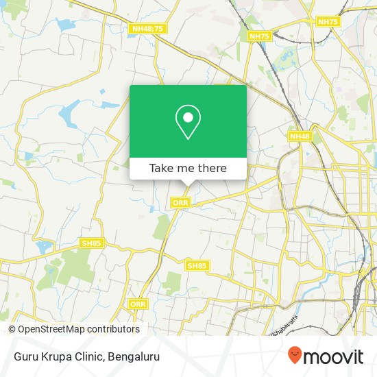 Guru Krupa Clinic map