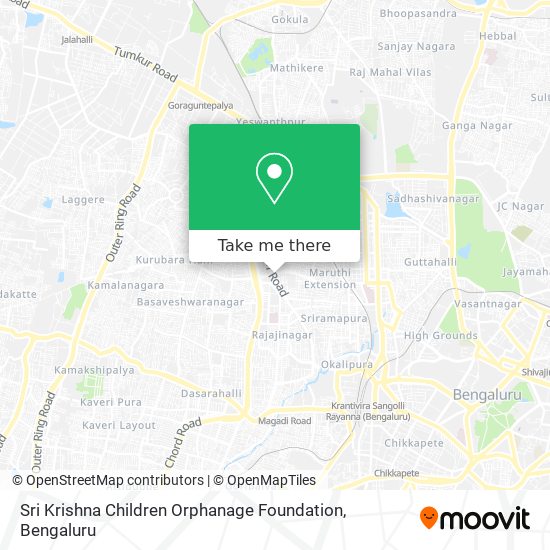 Sri Krishna Children Orphanage Foundation map