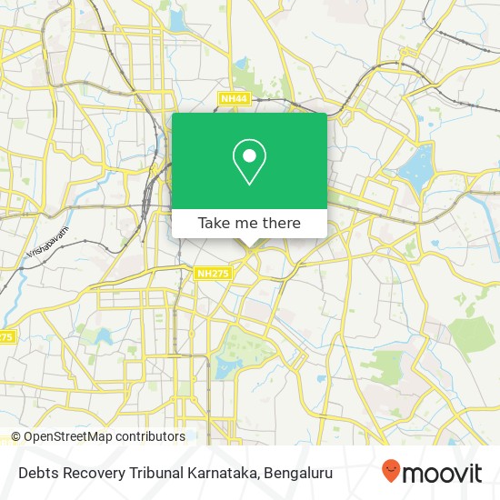 Debts Recovery Tribunal Karnataka map
