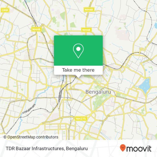TDR Bazaar Infrastructures map