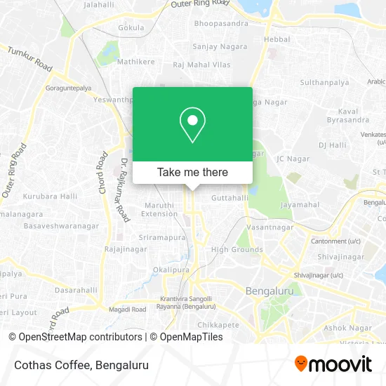 Cothas Coffee map