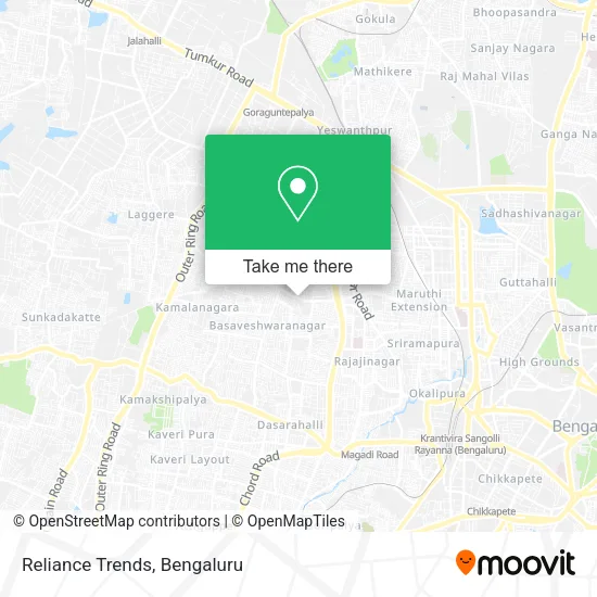 Reliance Trends map