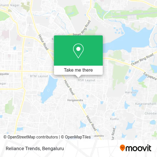 Reliance Trends map
