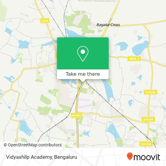 Vidyashilp Academy map