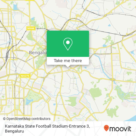 Karnataka State Football Stadium-Entrance 3 map