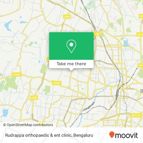 Rudrappa orthopaedic & ent clinic map