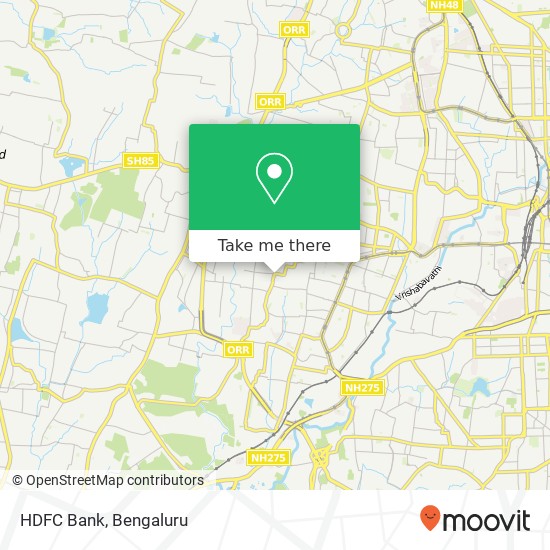 HDFC Bank map