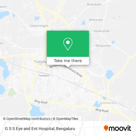 G S S Eye and Ent Hospital map