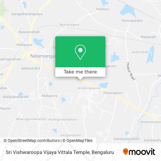 Sri Vishwaroopa Vijaya Vittala Temple map