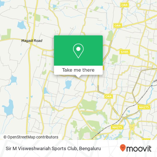 Sir M Visweshwariah Sports Club map