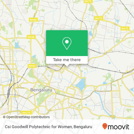 Csi Goodwill Polytechnic for Women map