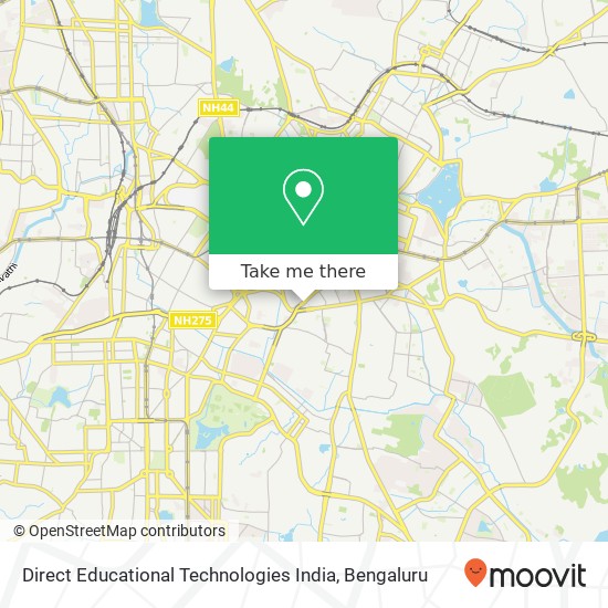 Direct Educational Technologies India map