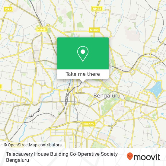 Talacauvery House Building Co-Operative Society map