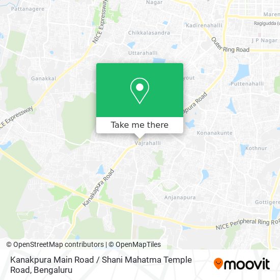Kanakpura Main Road / Shani Mahatma Temple Road map