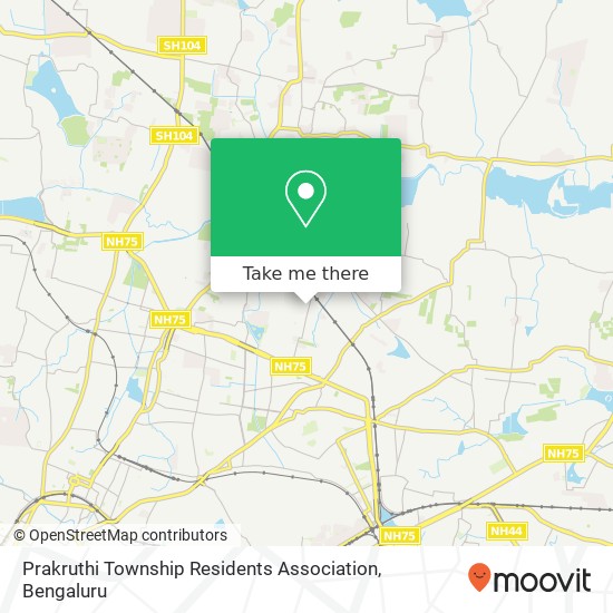 Prakruthi Township Residents Association map