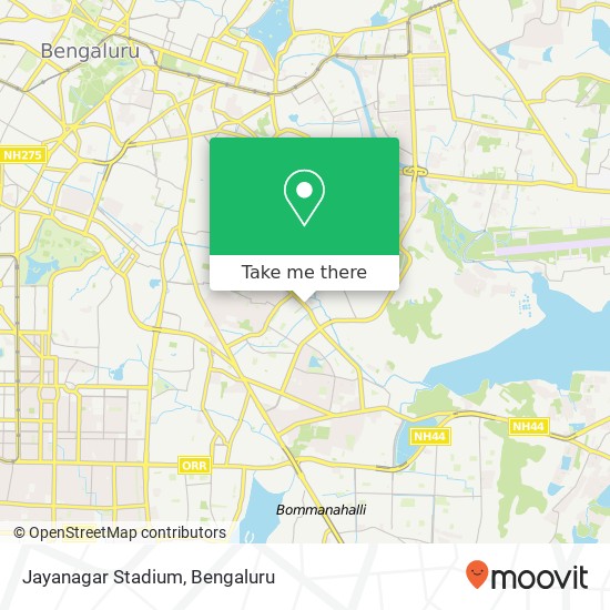 Jayanagar Stadium map