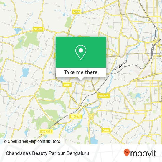 Chandana's Beauty Parlour map