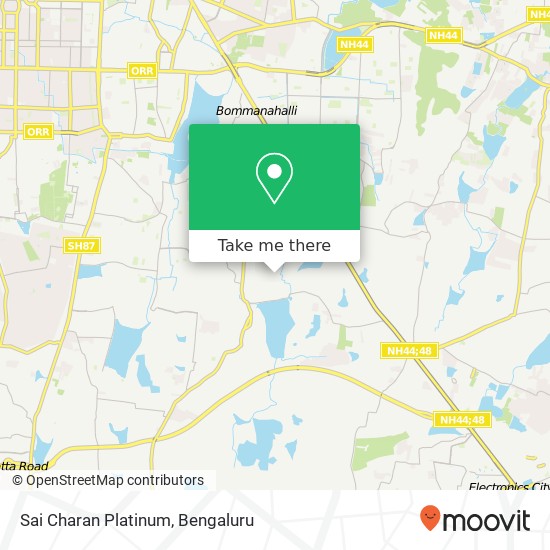 Sai Charan Platinum map