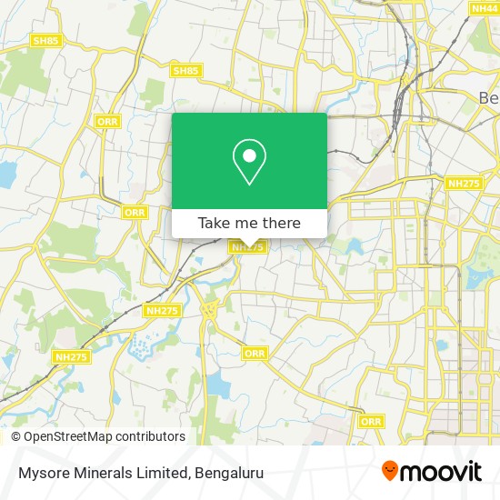 Mysore Minerals Limited map