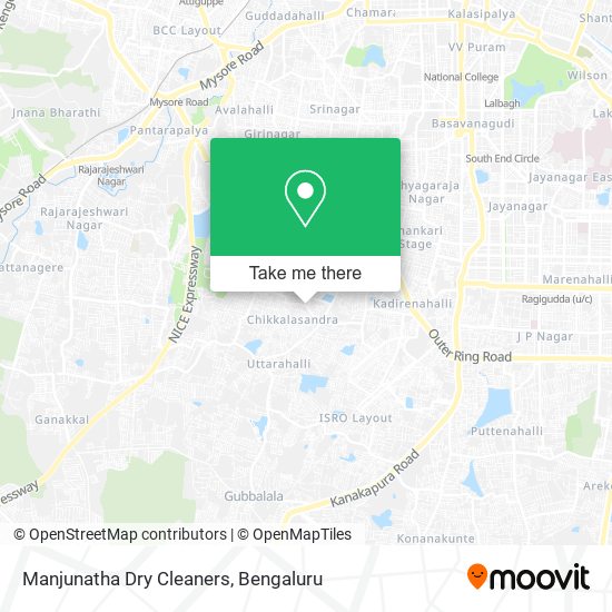 Manjunatha Dry Cleaners map