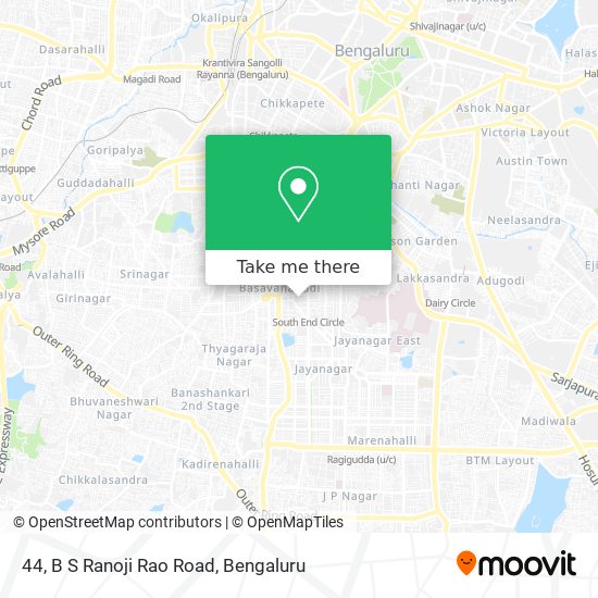 44, B S Ranoji Rao Road map
