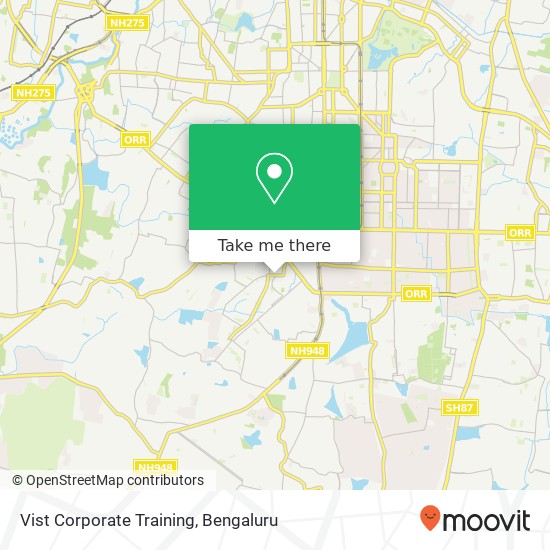 Vist Corporate Training map