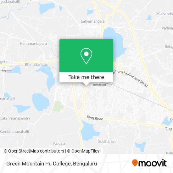 Green Mountain Pu College map