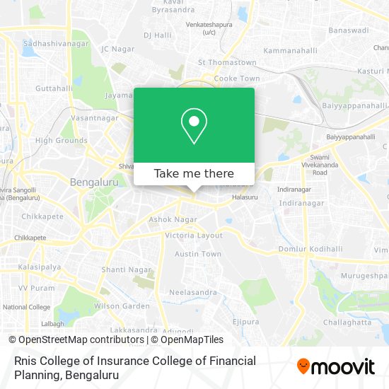 Rnis College of Insurance College of Financial Planning map