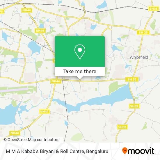 M M A Kabab's Biryani & Roll Centre map