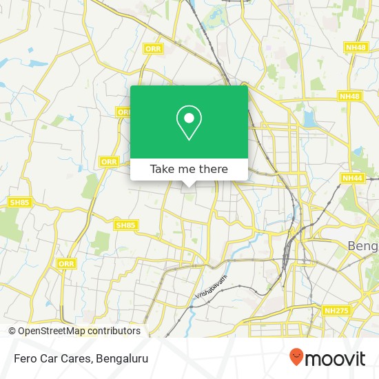 Fero Car Cares map