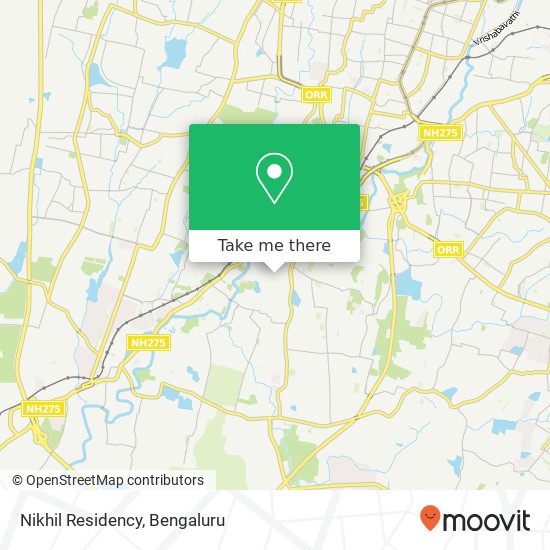 Nikhil Residency map