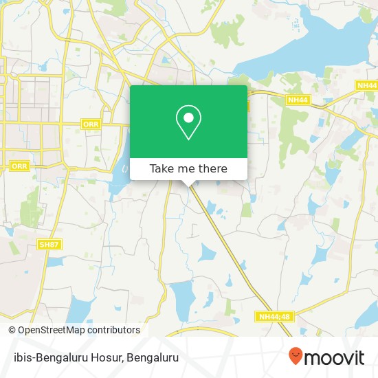 ibis-Bengaluru Hosur map