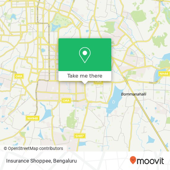 Insurance Shoppee map