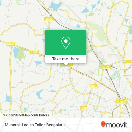 Mubarak Ladies Tailor map