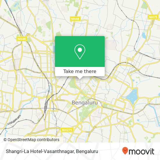 Shangri-La Hotel-Vasanthnagar map