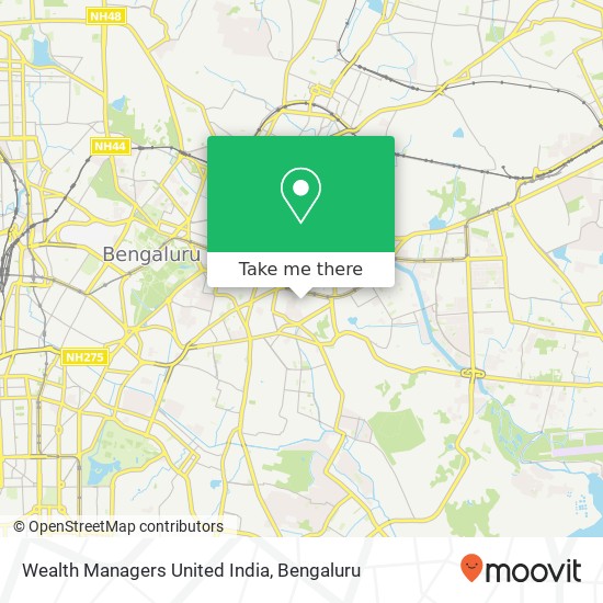 Wealth Managers United India map