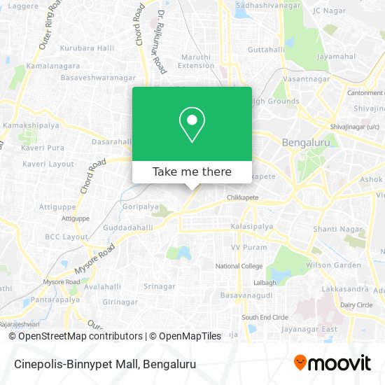 Cinepolis-Binnypet Mall map