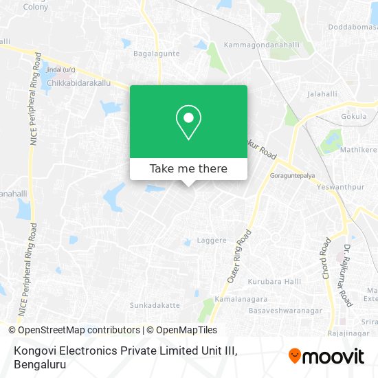 Kongovi Electronics Private Limited Unit III map