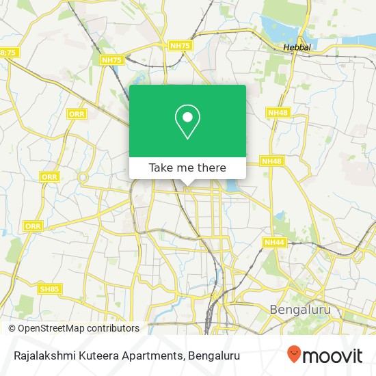 Rajalakshmi Kuteera Apartments map
