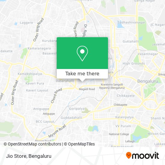 Jio Store map