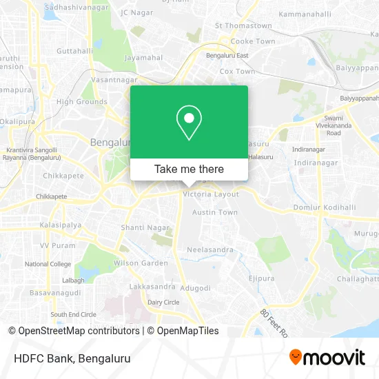 Hdfc Bank map