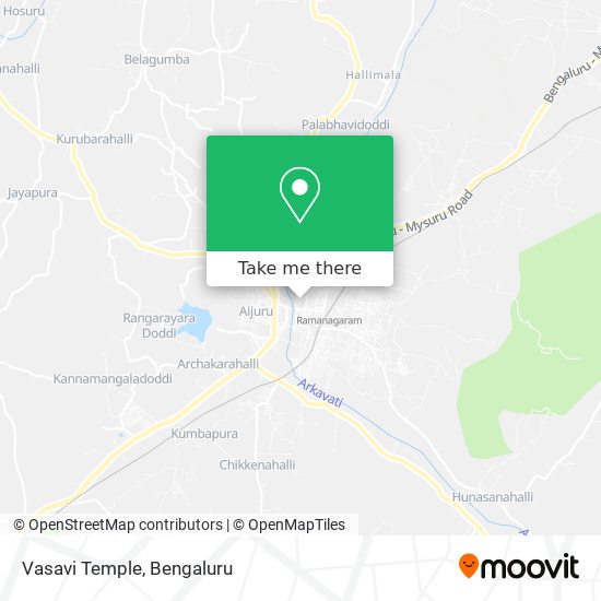 Vasavi Temple map