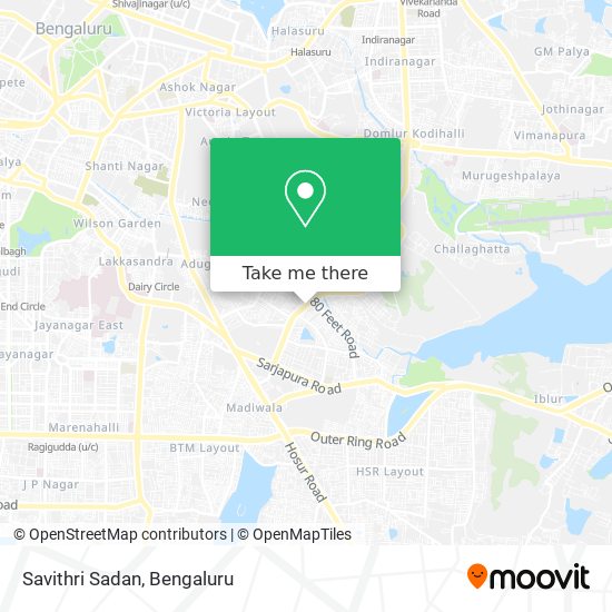 Savithri Sadan map
