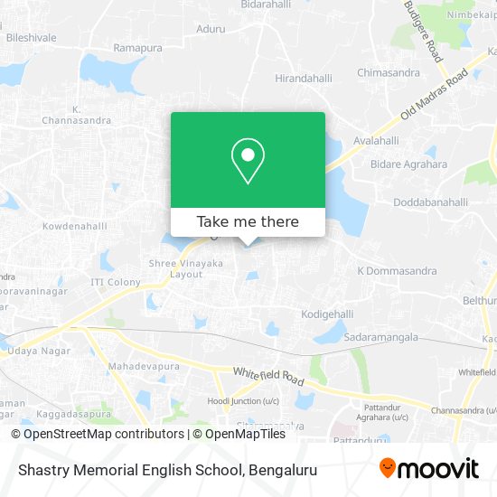 Shastry Memorial English School map