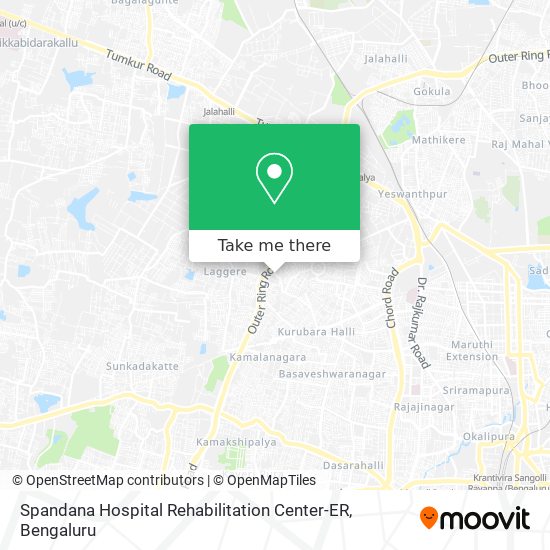 Spandana Hospital Rehabilitation Center-ER map