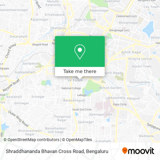 Shraddhananda Bhavan Cross Road map
