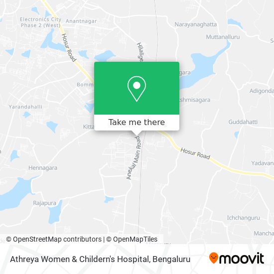 Athreya Women & Childern's Hospital map